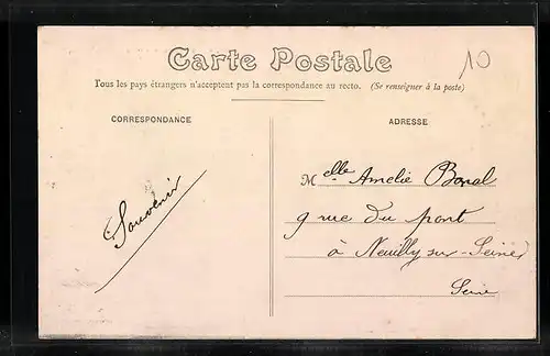 AK Châteaudun, Rue Gambetta, Le Gaulios Vaincu