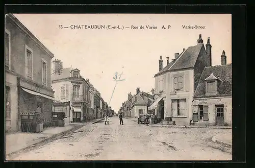 AK Châteaudun, Rue de Varise