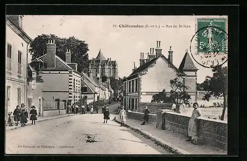 AK Châteaudun, Rue de St-Jean