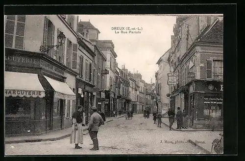 AK Dreux, La Rue Parisis