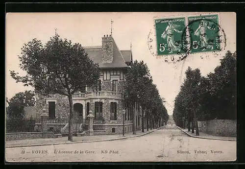 AK Voves, L`Avenue de la Gare
