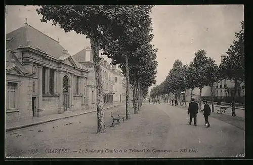 AK Chartres, Le Boulevard Chasles et le Tribunal de Commerce