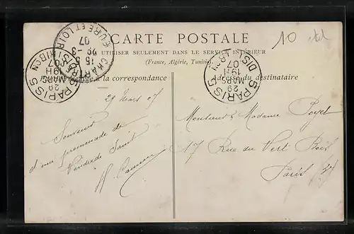 AK Chartres, Rue du Bois-Merrain et Rue Noel-Bellay