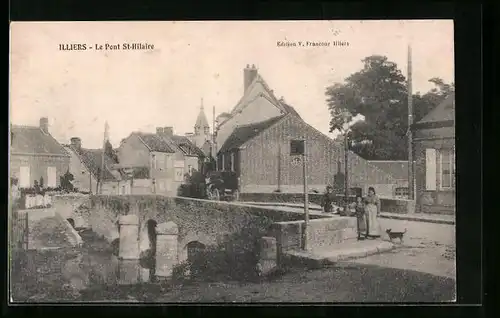 AK Illiers, Le Pont St-Hillaire