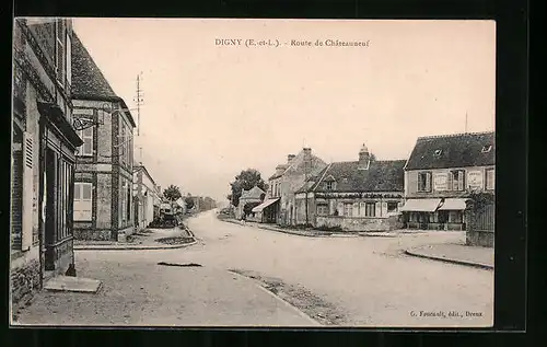 AK Digny, Route de Châteauneuf
