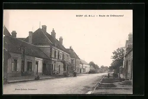 AK Digny, Route de Châteauneuf