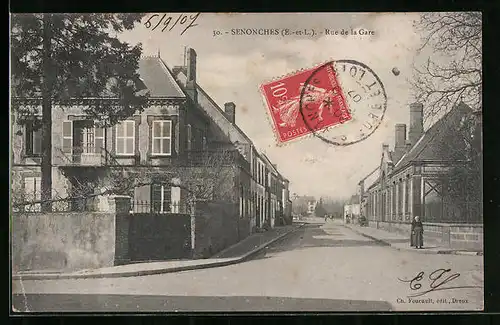 AK Senonches, Rue de la Gare