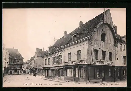 AK Nogent-le-Roi, La Grande-Rue