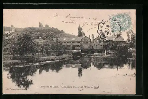 AK Sorel, L`Eglise, le Chateau et l`Usine