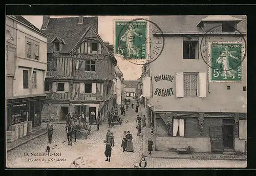 AK Nogent-le-Roi, Maison du XVe siecle