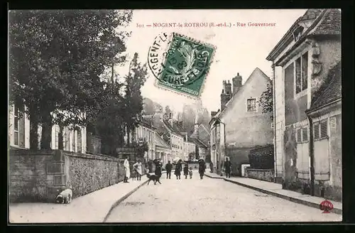 AK Nogent-le-Rotrou, Rue Gouverneur