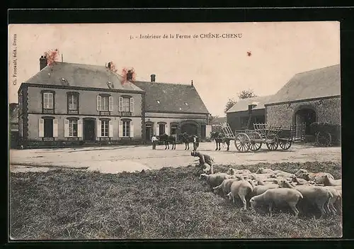 AK Chêne-Chenu, Intérieuer de la Ferme