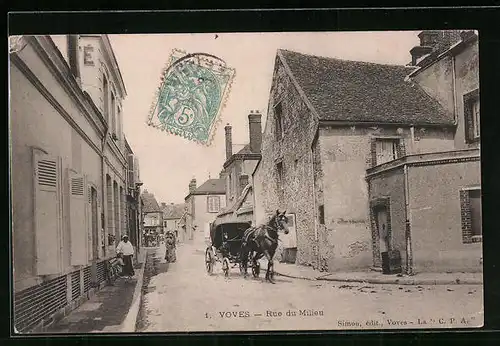 AK Voves, Rue du Milieu