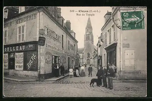 AK Cloyes, Rue du Temple