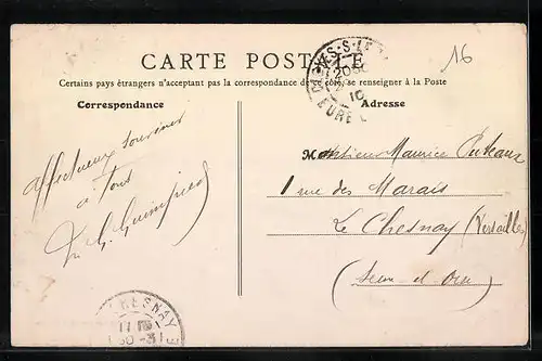 AK Cloyes, Rue du Temple