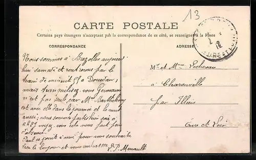 AK Brezolles, Rue de Paris