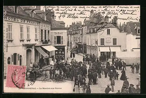 AK Bonneval, La Marché aux Grains