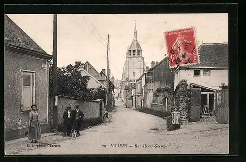 AK Illiers, Rue Henri Germond