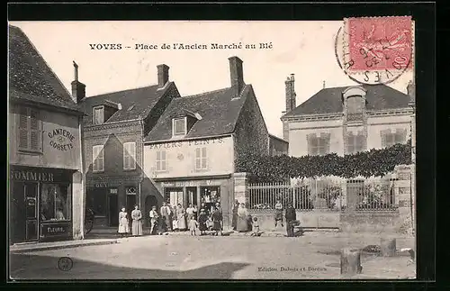 AK Voves, Place de l`Ancienne Marché au Blé