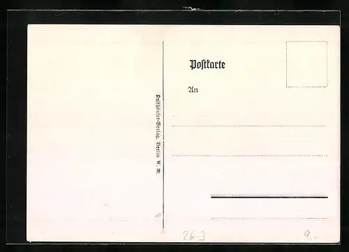 Künstler-AK Döbrich-Steglitz: Adjutant des Grenadier-Regt. 6