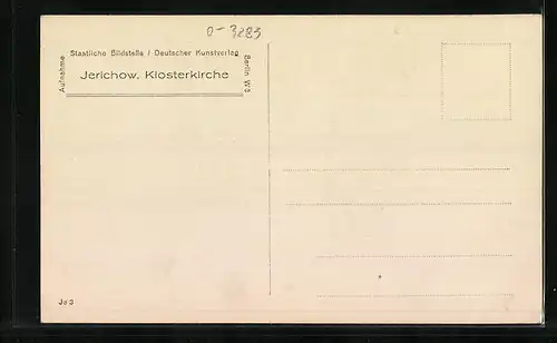 AK Jerichow, Innenansicht der Klosterkirche