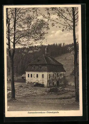 AK Schmalzgrube, Ansicht vom Hammerherrenhaus