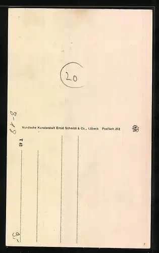 AK Mädchen im Zirkus W. Leiseck