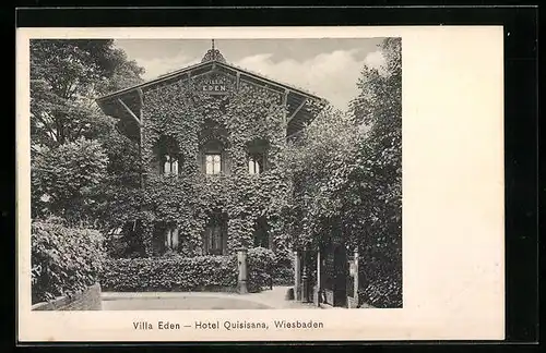 AK Wiesbaden, Villa Eden Hotel Quisisana