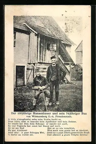 AK Wörnersberg, Der 100jährige Hansenbauer und sein 74jähriger Bua