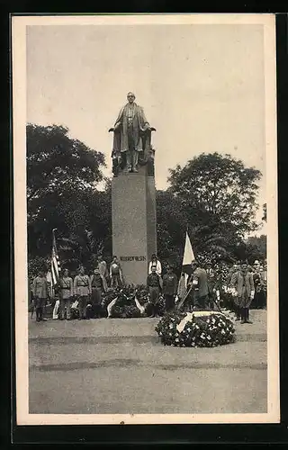 AK Prag / Praha, Pomník W. Wilsona