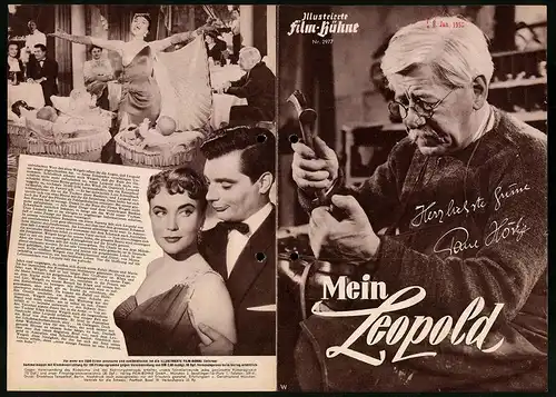 Filmprogramm IFB Nr. 2977, Mein Leopold, Paul Hörbinger, Peer Schmidt, Regie: Geza von Bolvary