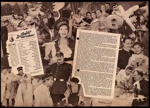 Filmprogramm IFB Nr. 3412, Zu Befehl, Frau Feldwebel!, Germaine Damar, Michael Cramer, Regie: Georg Jacoby