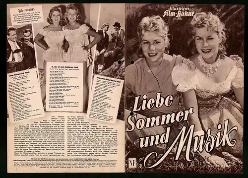 Filmprogramm IFB Nr. 3463, Liebe, Sommer und Musik, Joe Stöckel, Jutta und Isa Günther, Regie: Hubert Marischka