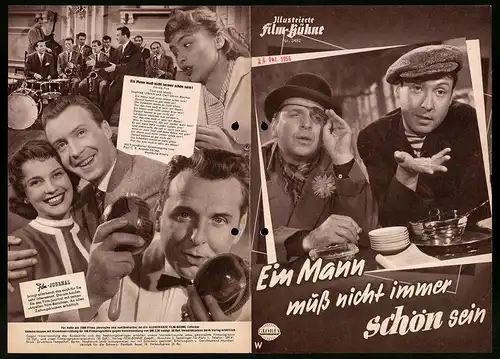 Filmprogramm IFB Nr. 3482, Ein Mann muss nicht immer schön sein, Peter Alexander, Georg Thomalla, Regie: Hans Quest