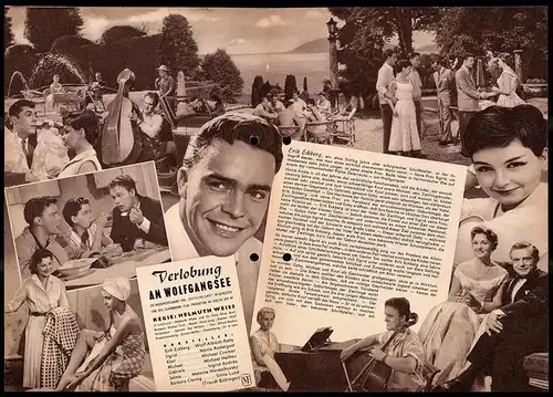 Filmprogramm IFB Nr. 3486, Verlobung am Wolfgangsee, Wolf Albach-Retty, Michael Cramer, Regie: Helmuth Weiss