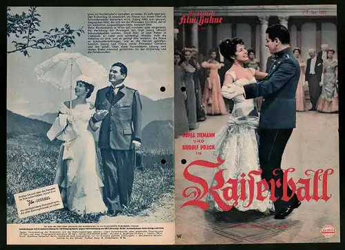 Filmprogramm IFB Nr. 3465, Kaiserbad, Sonja Ziemann, Rudolf Prack, Regie: Franz Antel