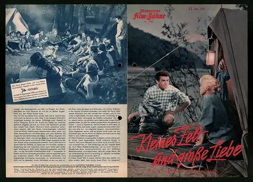 Filmprogramm IFB Nr. 3458, Kleines Zelt und grosse Liebe, Claus Biederstaedt, Susanne Cramer, Regie: Rainer Geis