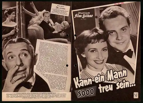 Filmprogramm IFB Nr. 3424, Kann ein Mann sooo treu sein..., Harald Juhnke, Inge Egger, Regie: Eric Ode