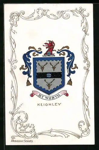 AK Wappen von Keighley /Worth