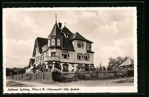 AK Igelsberg b. Freudenstadt, Villa Girrbach