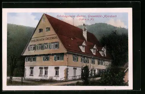 AK Grezenbühl-Alpirsbach, Gasthof & Erholungsheim Lechler