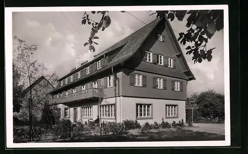 AK Herzogsweiler b. Freudenstadt, Gasthof und Pension zum Hirsch