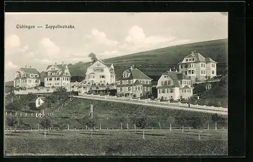 AK Tübingen, Villen an der Zeppelinstrasse