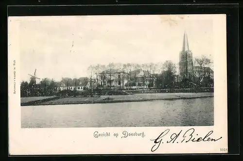 AK Doesburg, Gezicht op Doesburg