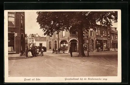AK Ede, Grootestraat bij de Arnhemsche weg