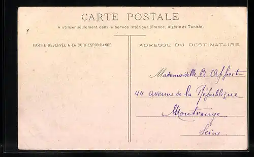 AK Champrosay, Vue du Pont