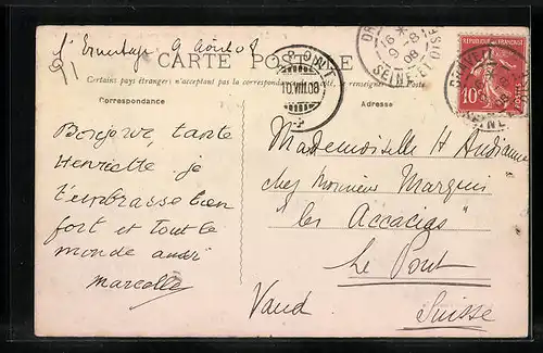 AK Foret de Sénart, Route conduisant a Champrosay