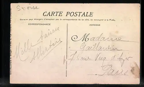 AK Champrosay, Sanatorium Minoret - Arrivee