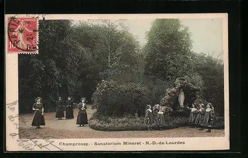 AK Champrosay, Sanatorium Minoret - N.-D.-de-Lourdes
