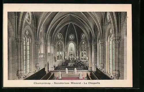 AK Champrosay, Sanatorium Minoret - La Chapelle
